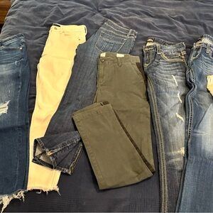 Assorted Denim and Chino Pants Collection